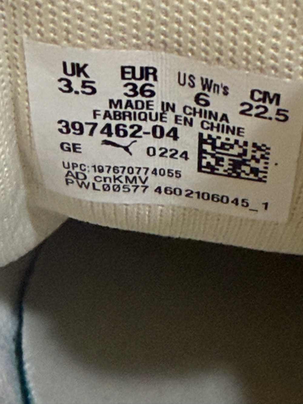 PUMA Karmen II Idol Suede Platform Sneakers Frosted Ivory Women’s 6 - Picture 9 of 10
